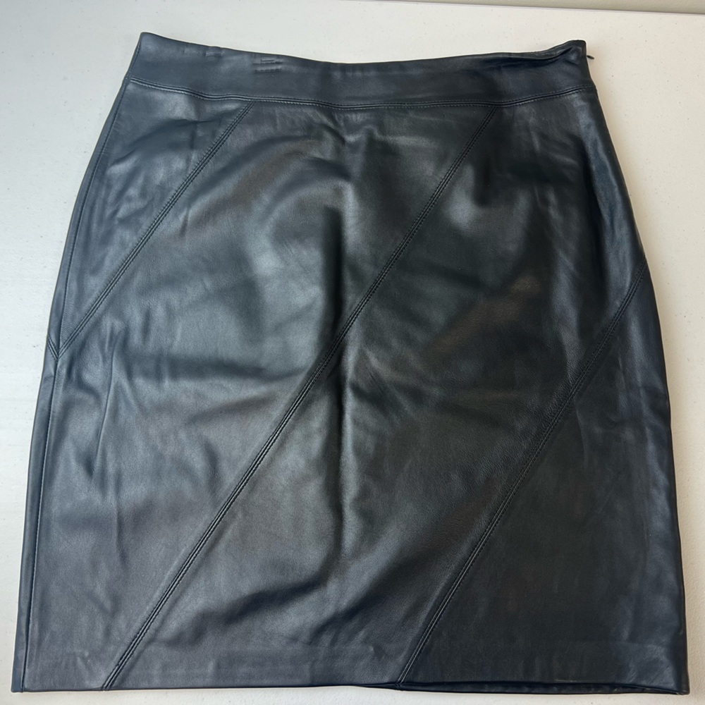 Valerie Stevens Vintage Leather Skirt